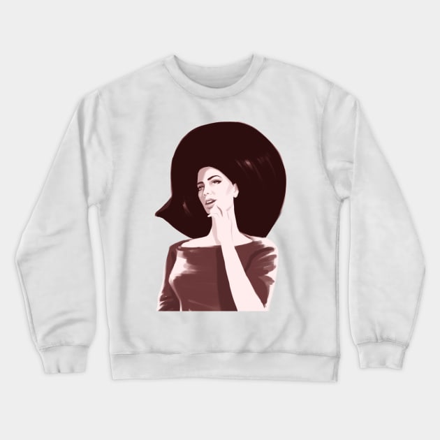 Pretty Woman Crewneck Sweatshirt by steveashillustration1971